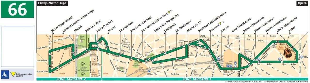 Apartmán Arty 20M² District Of Batignolles Paříž Exteriér fotografie